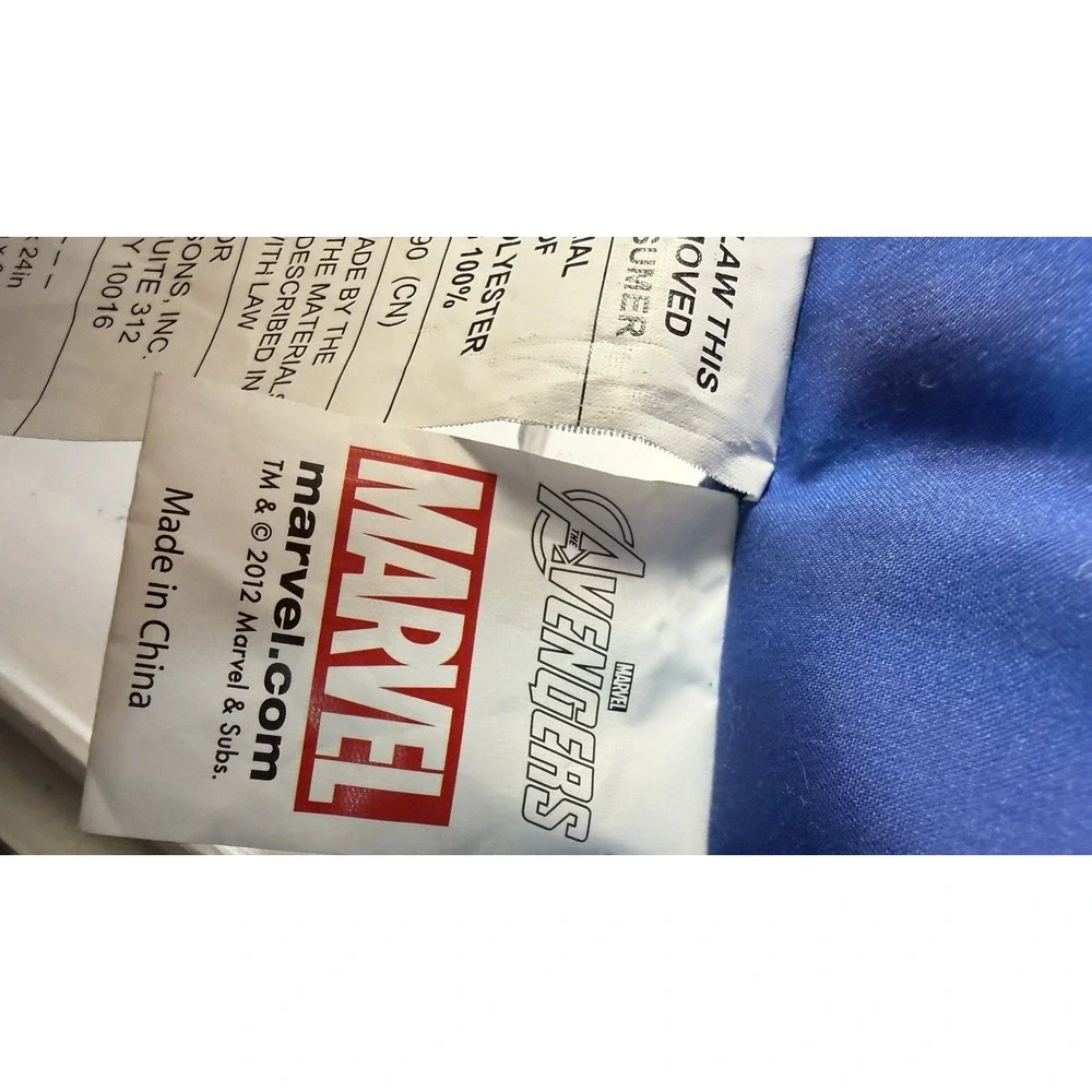 Marvel Plush Iron Man, Thor, Hulk, and Captain America Decorative Throw Pillow